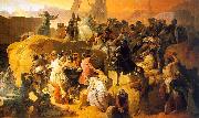 Francesco Hayez Crusaders Thirsting near Jerusalem oil on canvas